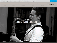 Tablet Screenshot of liormilliger.com